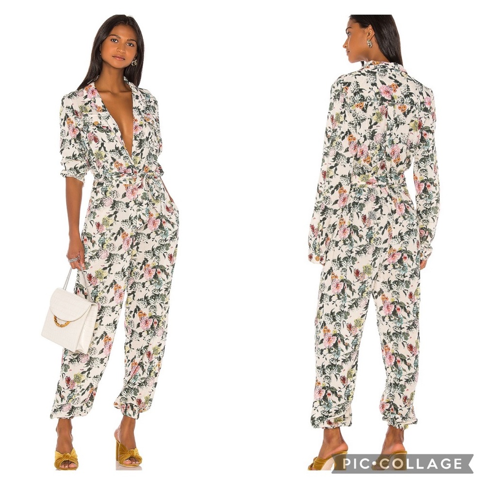Free People | Large Sierra Jumpsuit Multi Floral - Picture 1 of 7